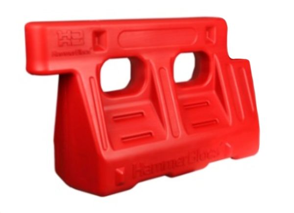 Canalizador Vial PVC Rojo